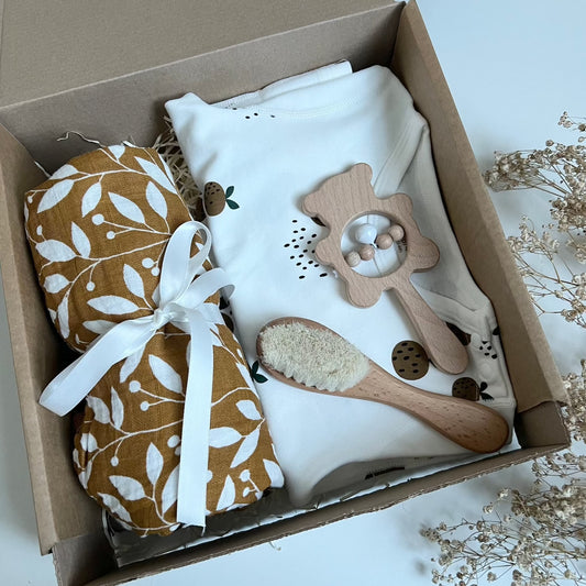 New Baby Gift Box - 'Clementine'