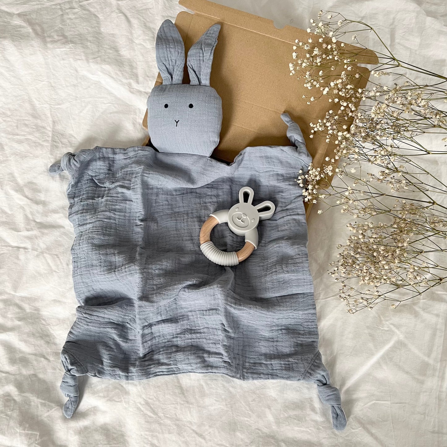 Personalised Baby Gift Set - 'Dusty Sky'