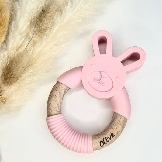 Personalised 'Bunny' Teether - Candy