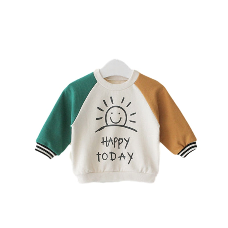 'Happy Today' Slogan Sweatshirt (Pre-Order)
